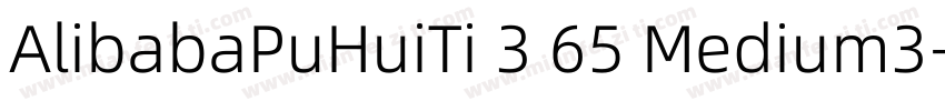 AlibabaPuHuiTi 3 65 Medium3字体转换